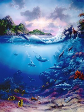 Poisson Aquarium œuvres - Playmates Monde sous marin